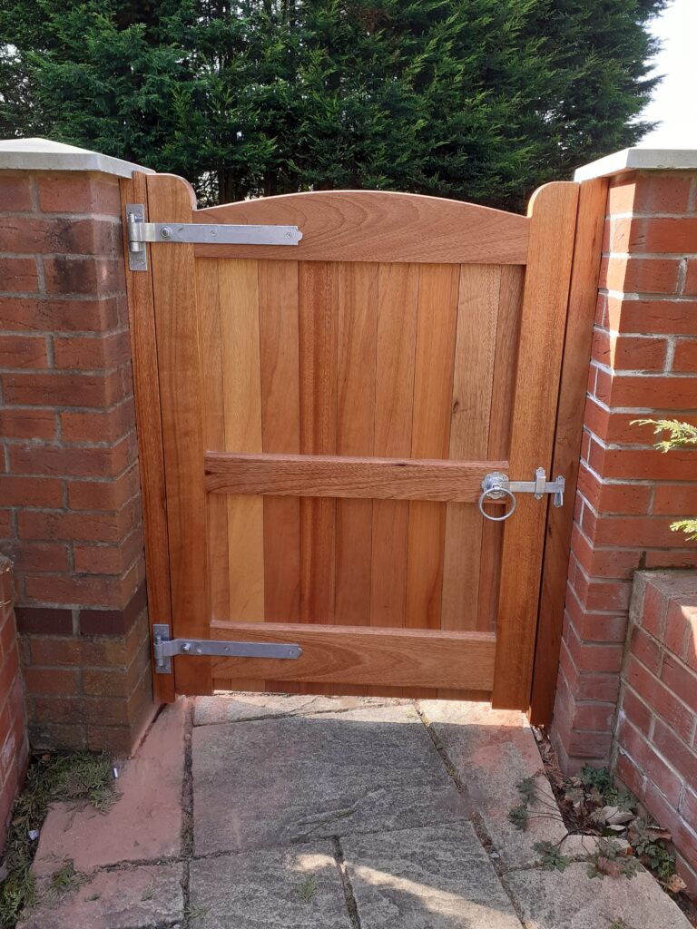 Varnished Hardwood Gate